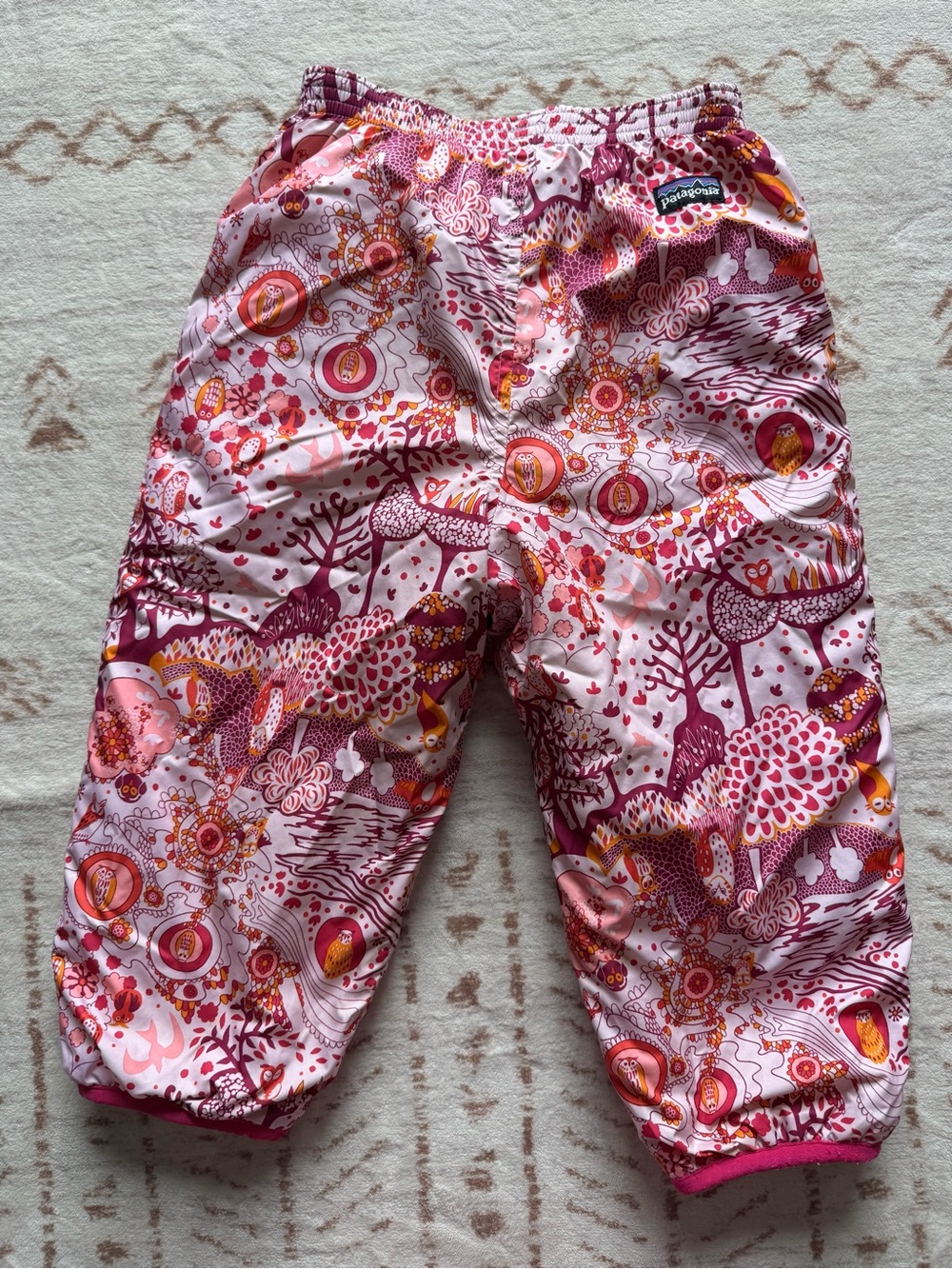 Patagonia Baby Reversible Puff-Ball Pants 2T Quilted Insulated Snow Pants